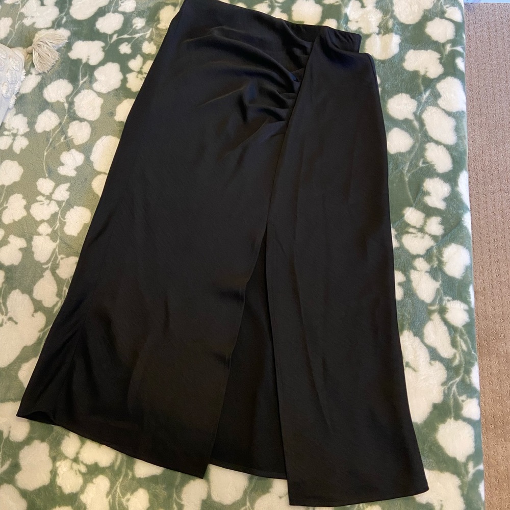 A-Line Maxi Slip Skirt